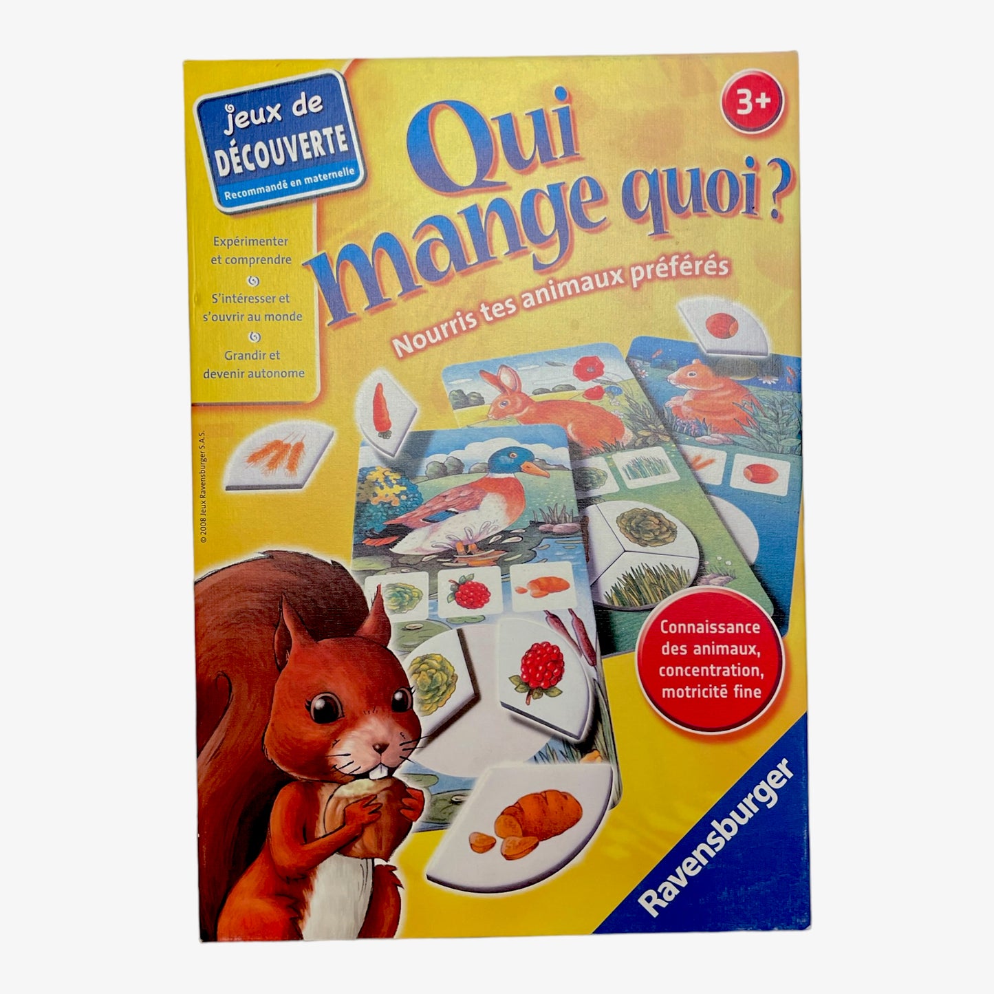 Ravensburger - Who eats what? Feed your favorite animals