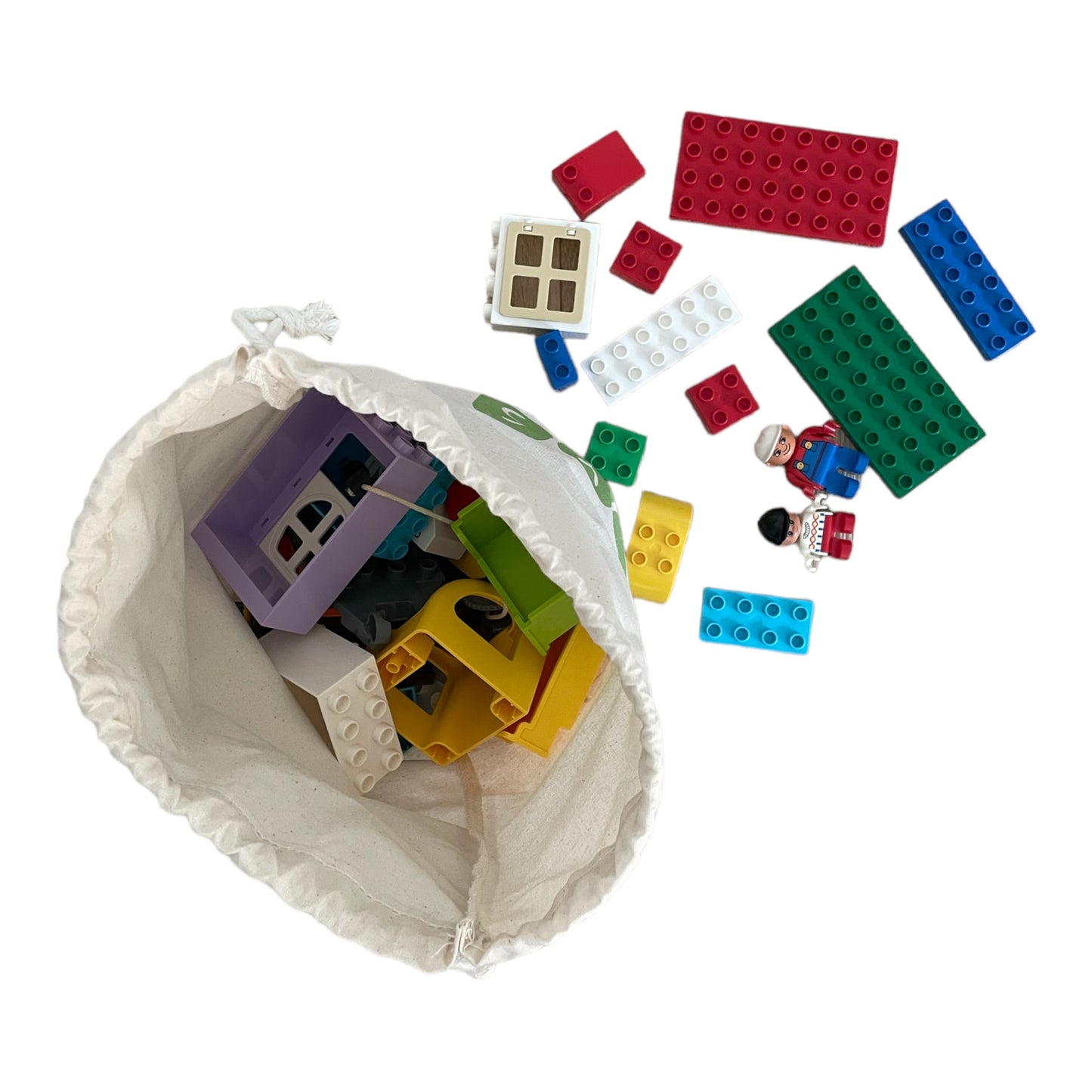 LEGO® DUPLO® Sachet de 1 Kilo Briques Lego Duplo usagées et nettoyées. Aussi bien que neuf!