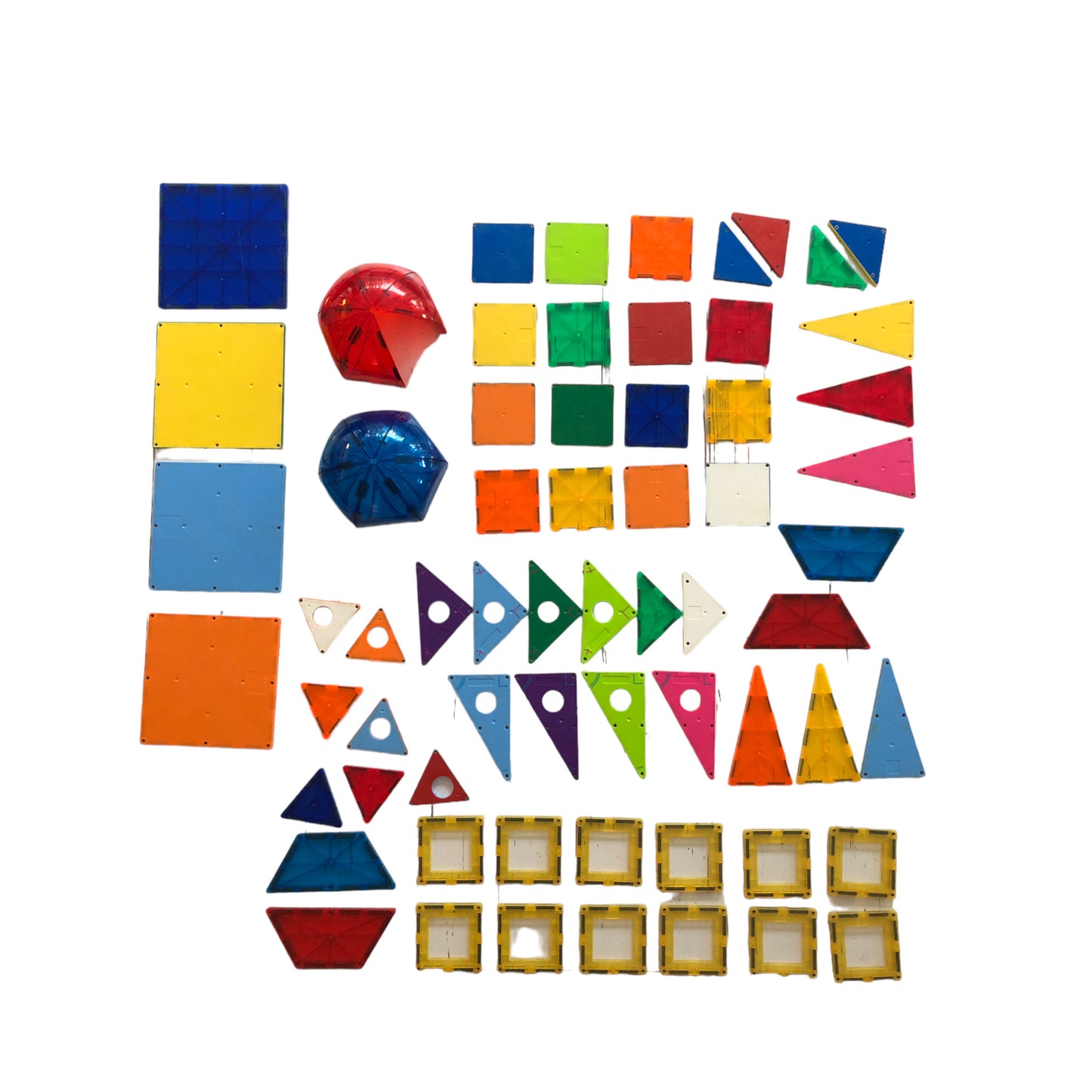 72 Piece Set of Magnet Tiles