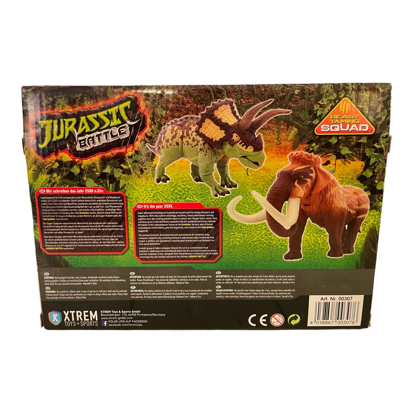 Jurassic Battle Triceratops Dinosaur action figure