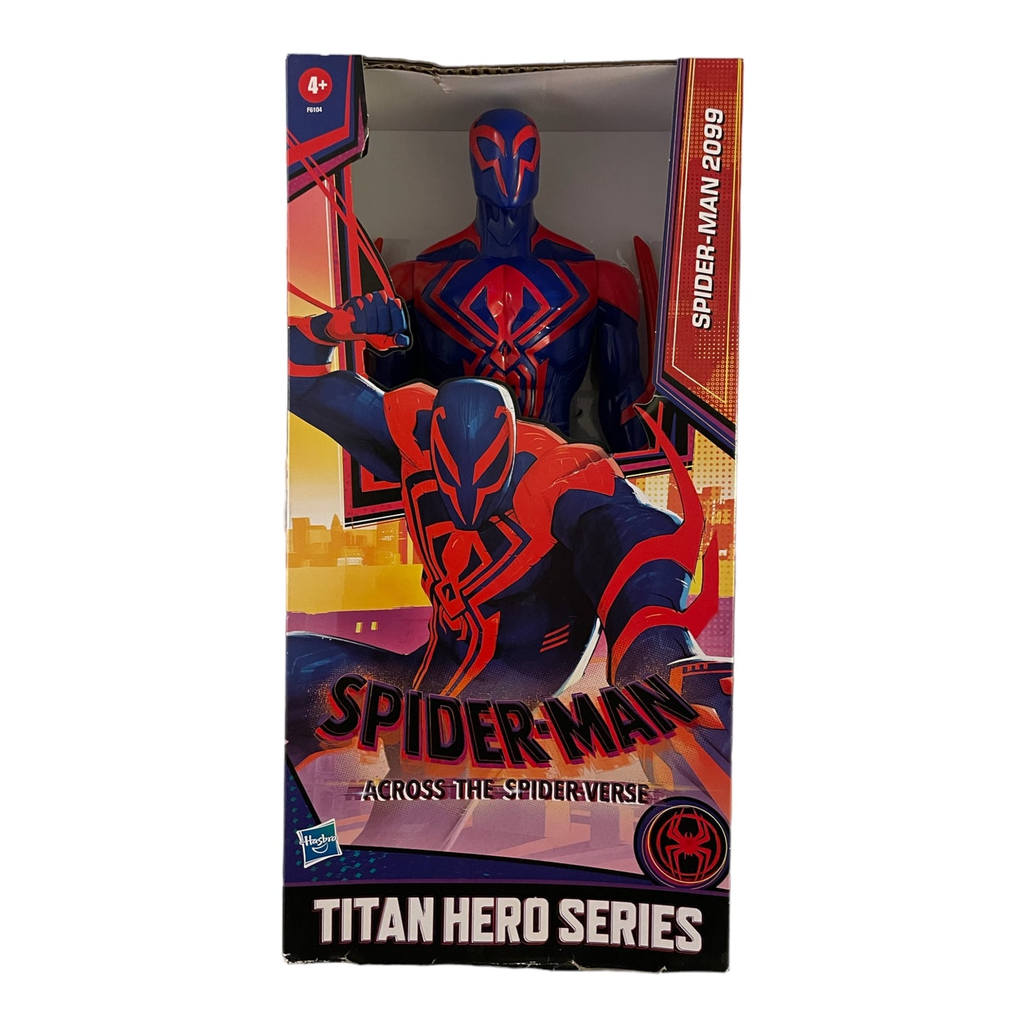Marvel Spider-Man: Across the Spider-Verse Titan Hero Series Spider-Man 2099 Toy, 12-Inch-Scale Figure
