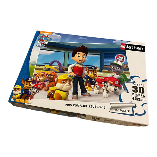 Puzzle Paw Patrol 30 pièces avec poster