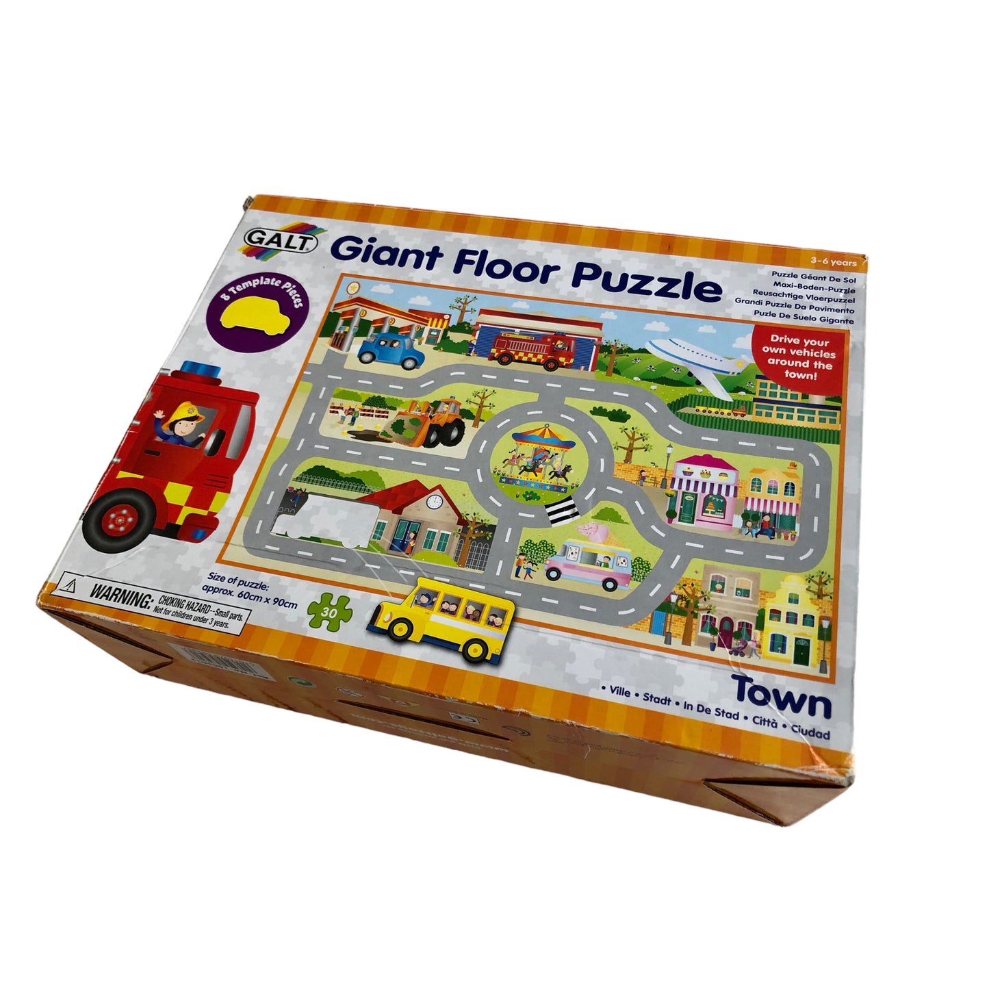 Giant Floor Puzzle - Town - 30 pieces