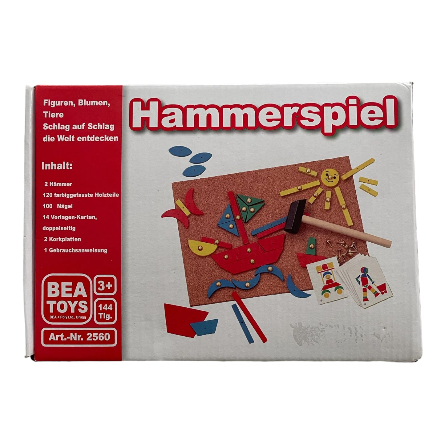 Hammer game set from 2 to 144 pieces