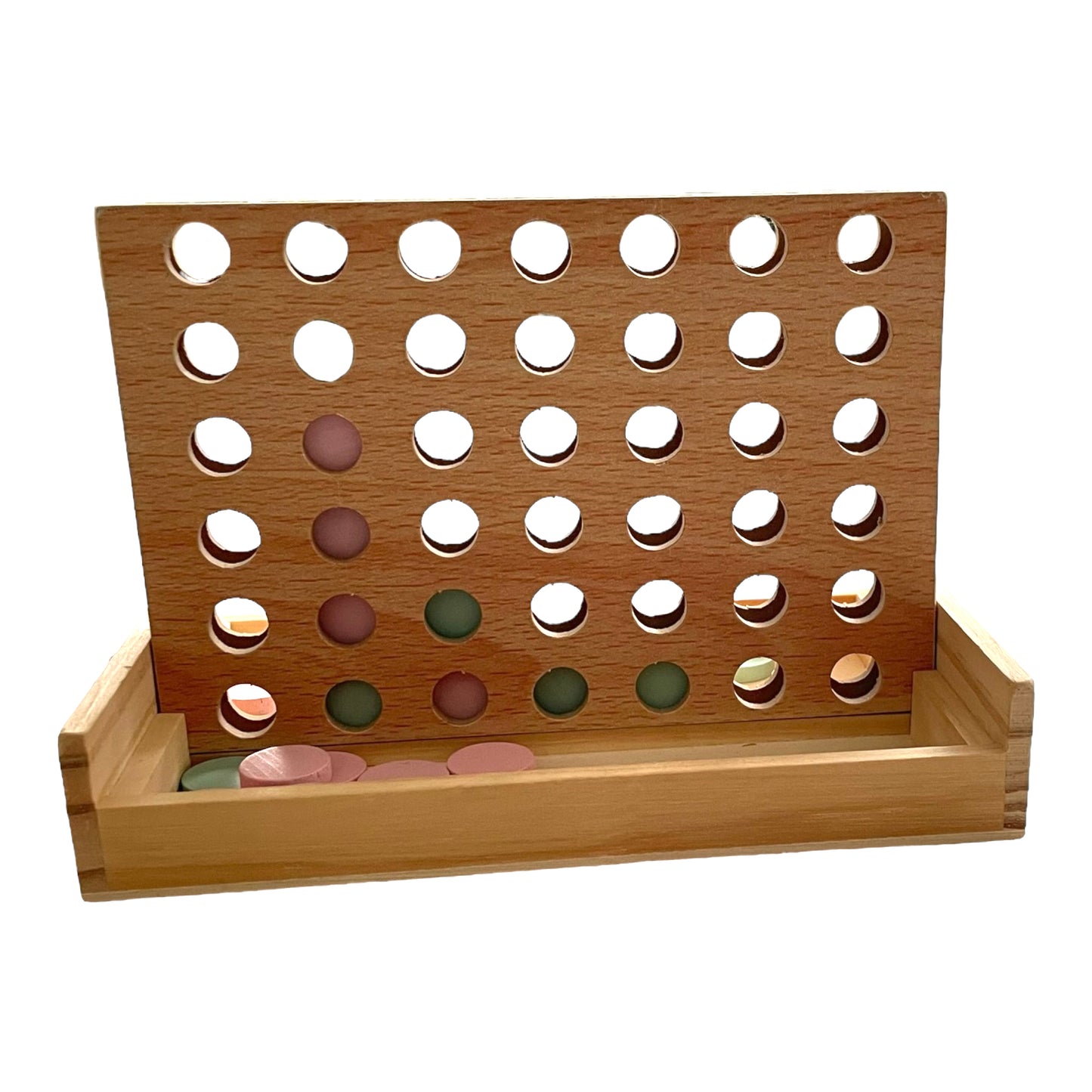 Connect 4, Wood board game
