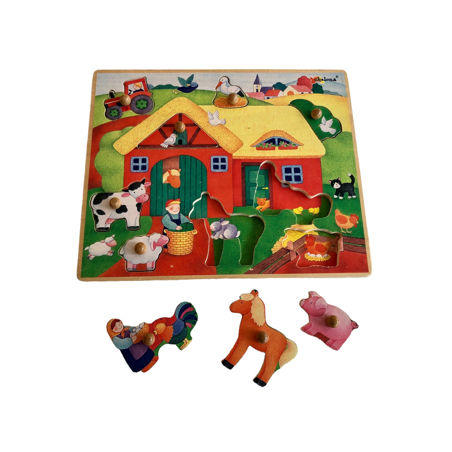 The Farm wooden puzzle
