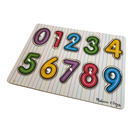 Melissa und Doug – 123er Holzsteckpuzzles – Streifen