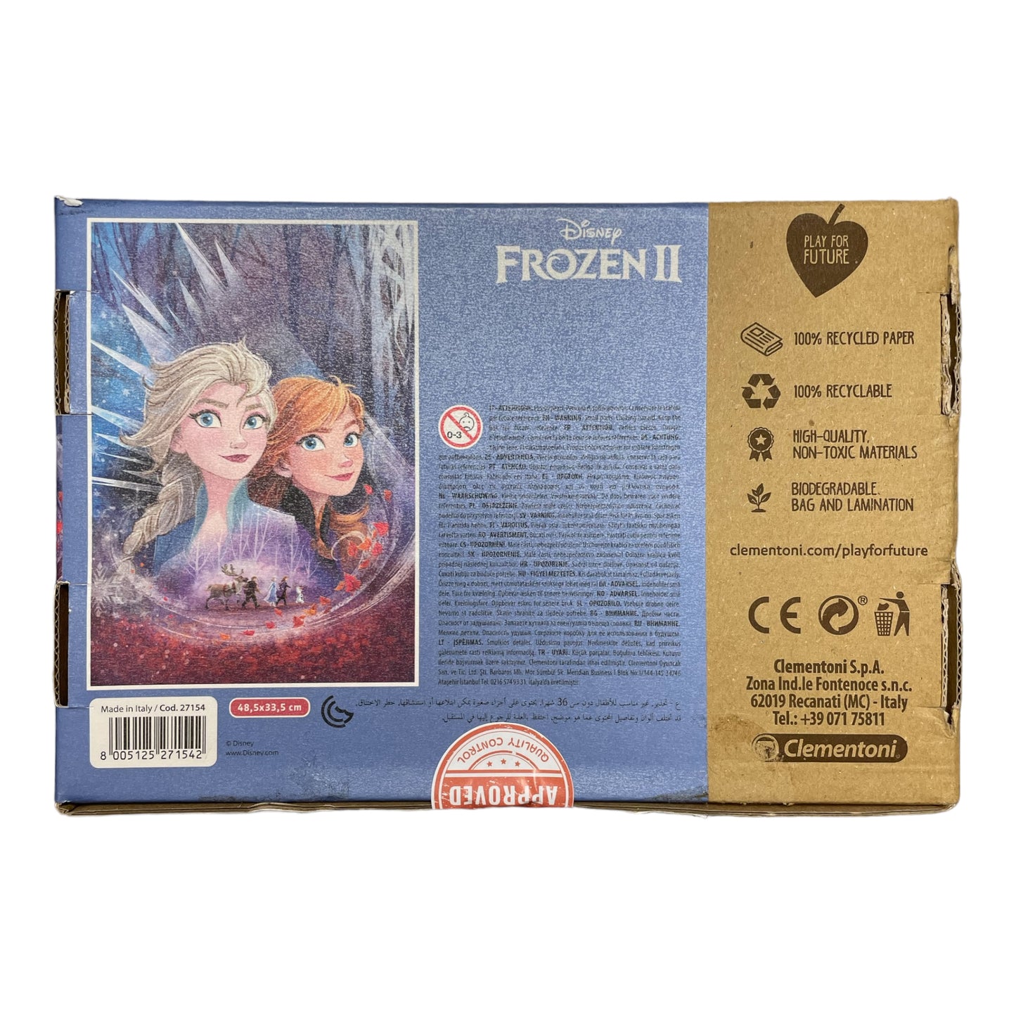 Clementoni - Disney La Reine des Neiges 2 - Puzzle 104 pièces