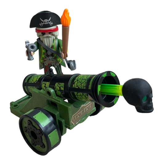 Playmobil ® - Capitaine pirate au canon vert - 6162