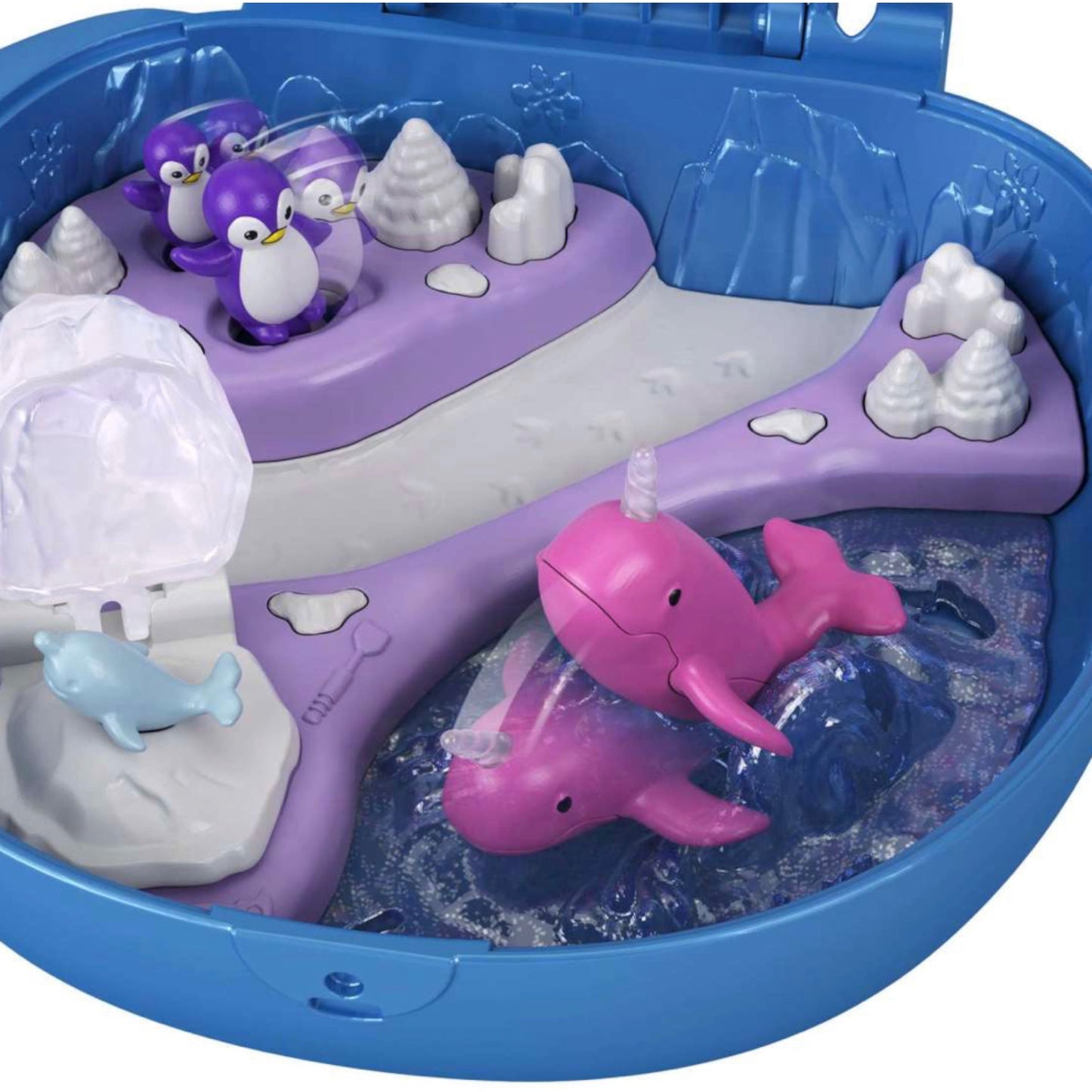 Polly Pocket - Micro Freezin' Fun Narwhal Compact