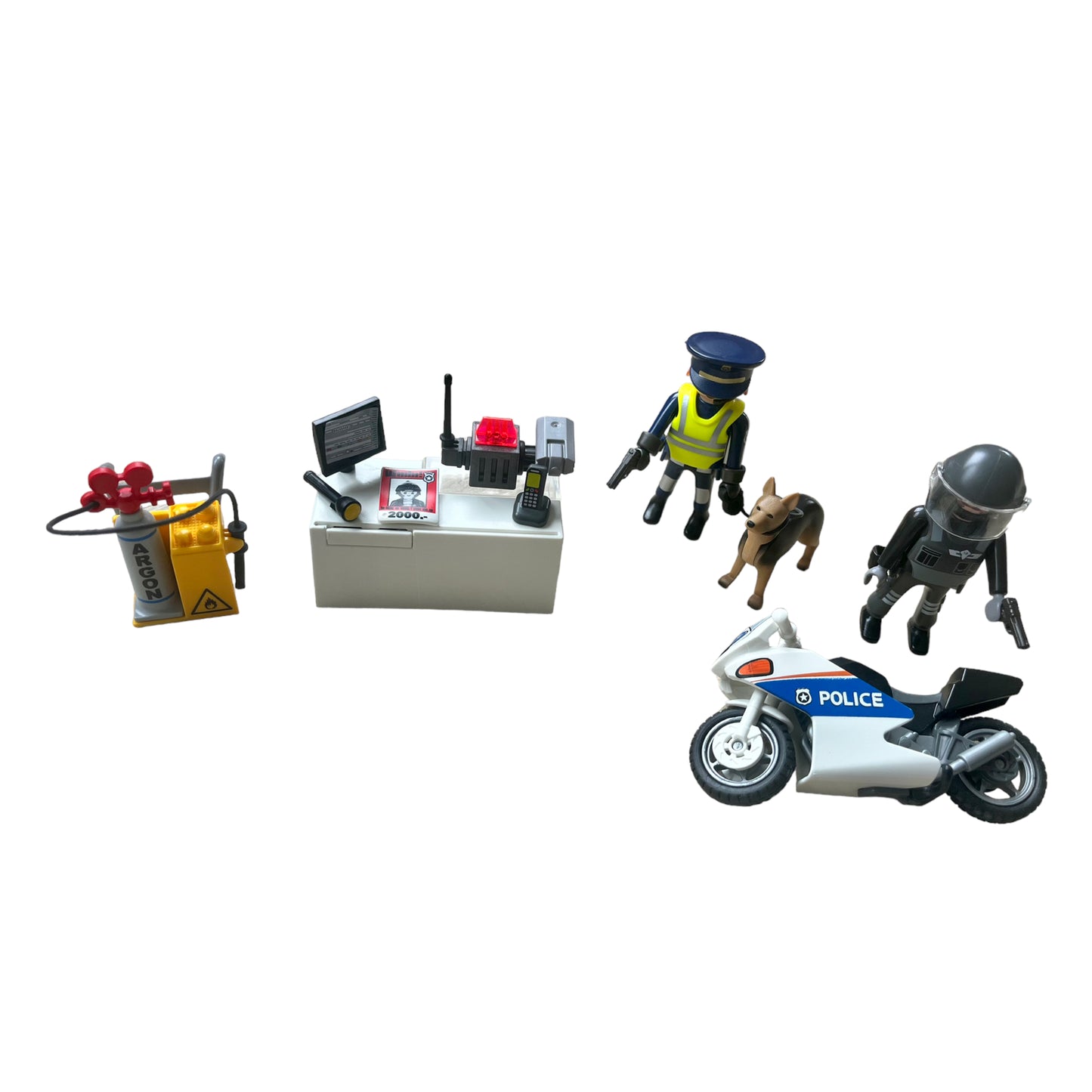 Playmobil ® Bank robbers and the police