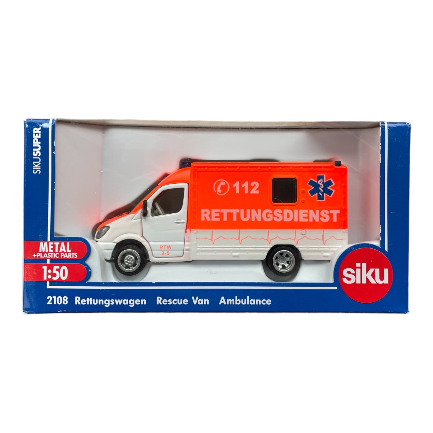 SIKU 2108 SUPER - Krankenwagen 1:50