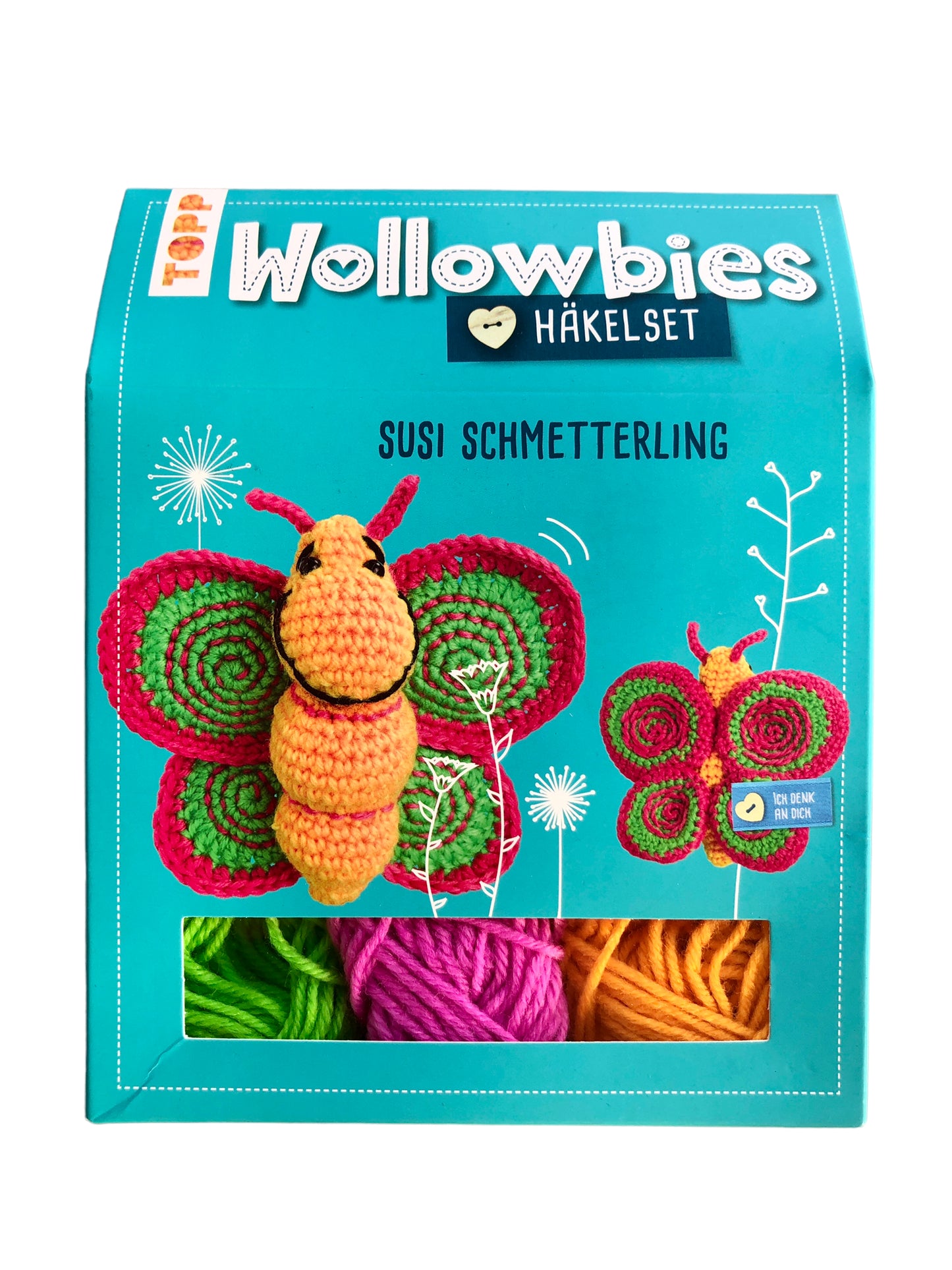 Ensemble papillon au crochet Wollowbies