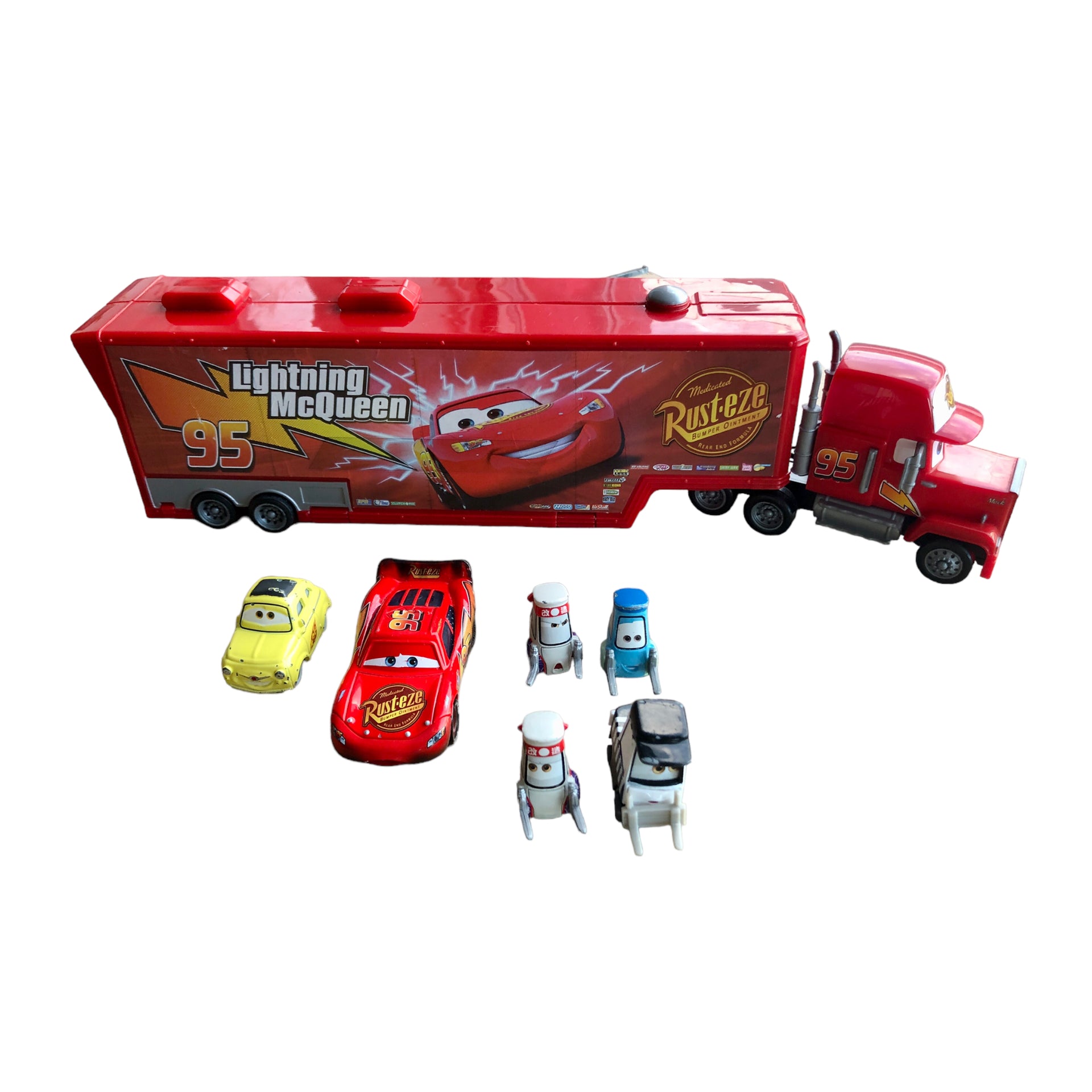 Cars Rayo Mcqueen Mack Coches De Película Juguetes Red Lightning