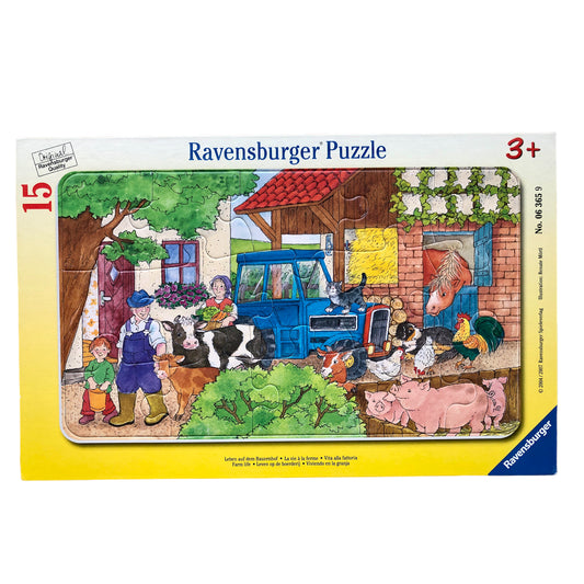 Puzzle Ravensburger - La vie à la ferme - 15 pièces