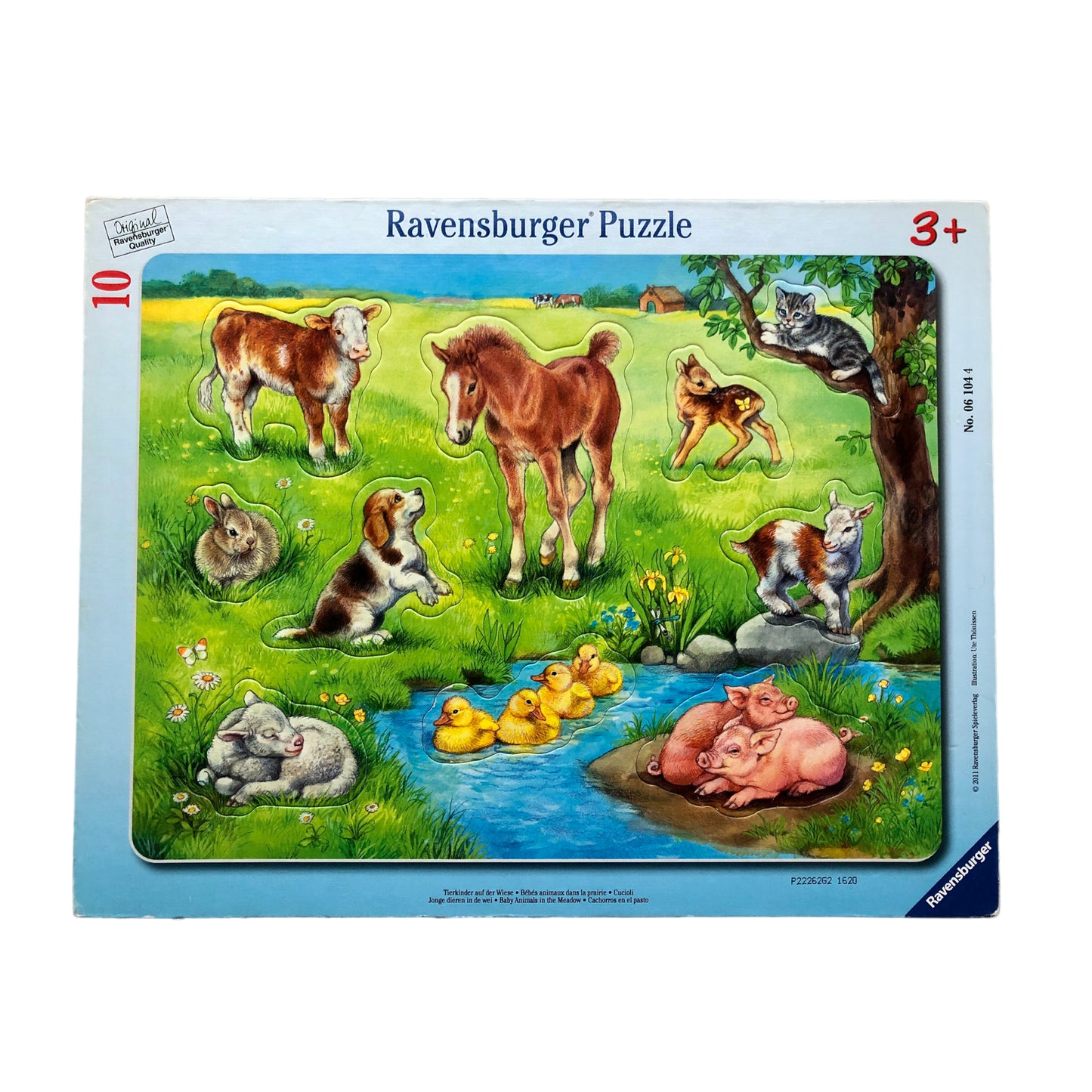 Ravensburger Puzzle - Baby Animals in the Meadow - 10 pieces