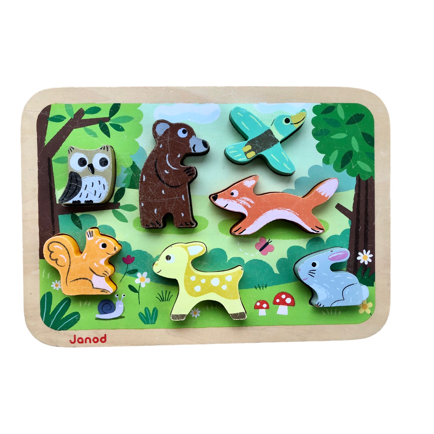 Janod - Chunky Forest wooden Puzzle