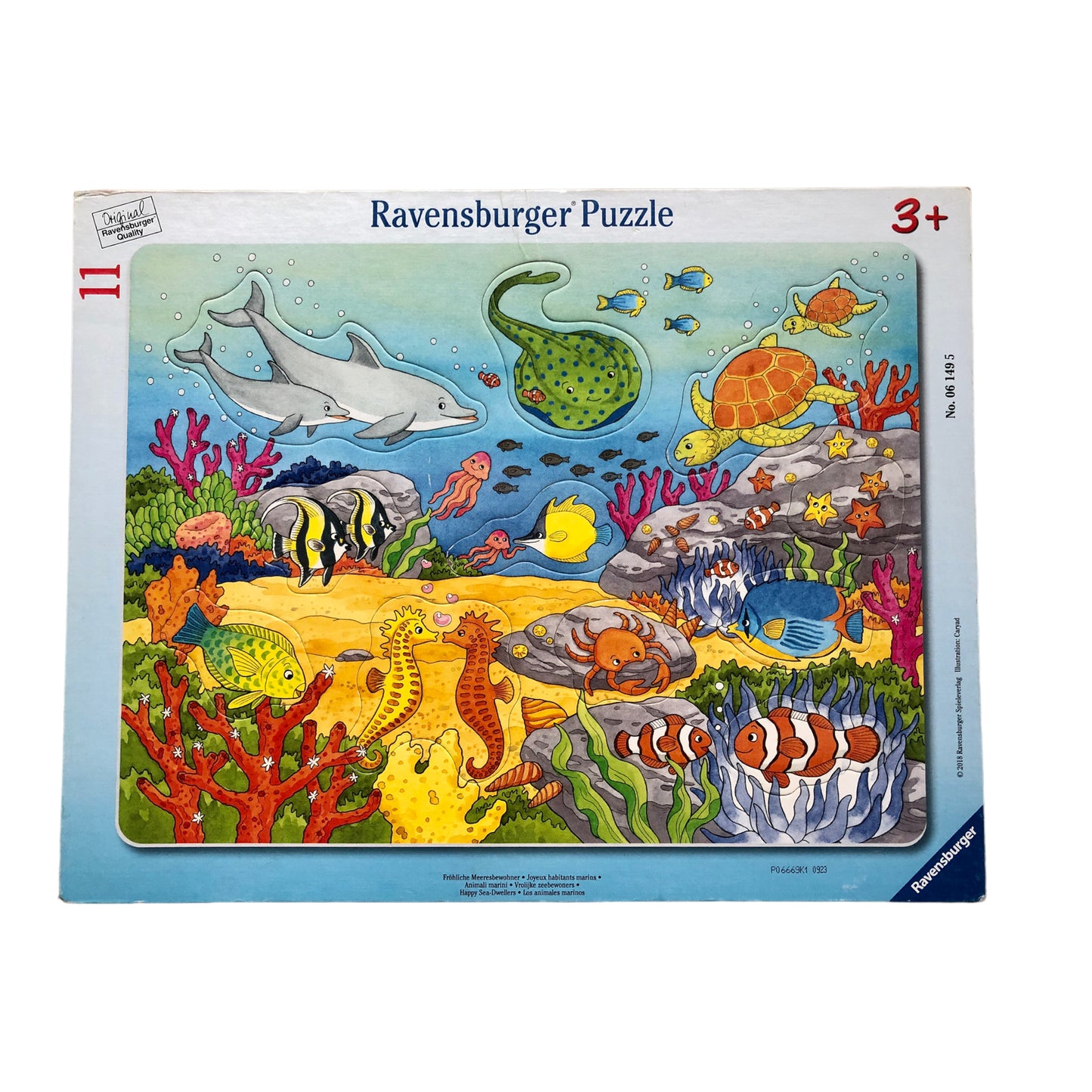 Ravensburger Puzzle - Happy Sea-Dwellers - 11 pieces