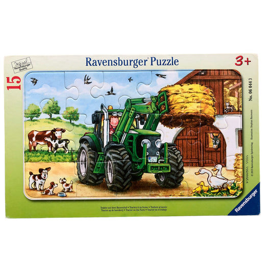 Puzzle Ravensburger - Tracteur à la ferme - 15 pièces