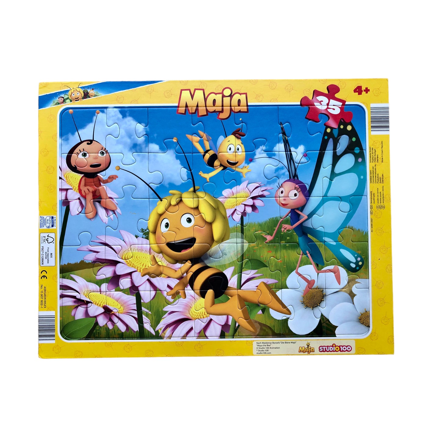 Puzzle - Maja et ses amies dans le pré - 35 pièces