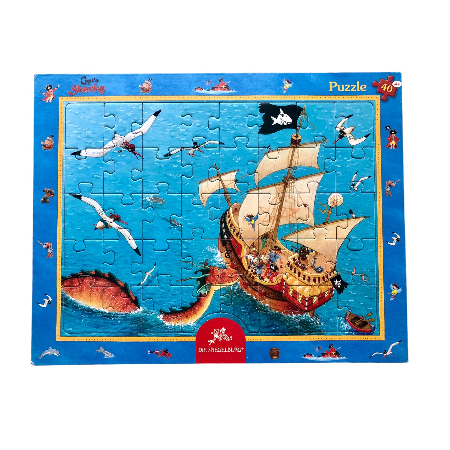 Die Spiegelburg - Capt'n Sharky Puzzle - 40 pieces