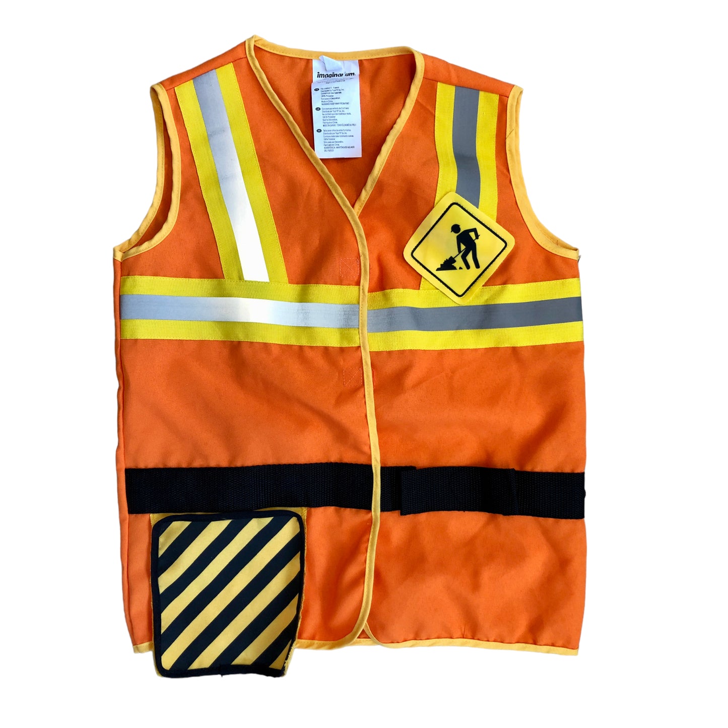 Construction worker costume vest (3/6 years old)