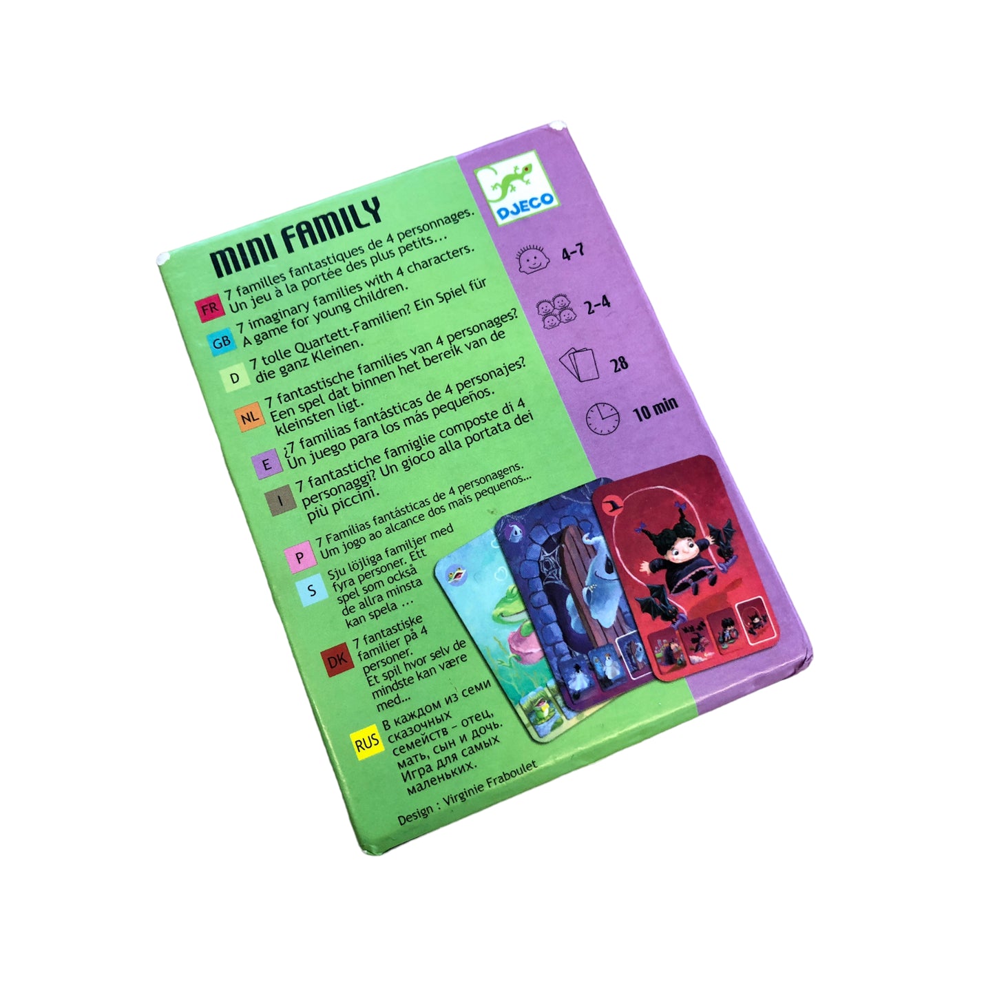 Djeco - Mini Family card game