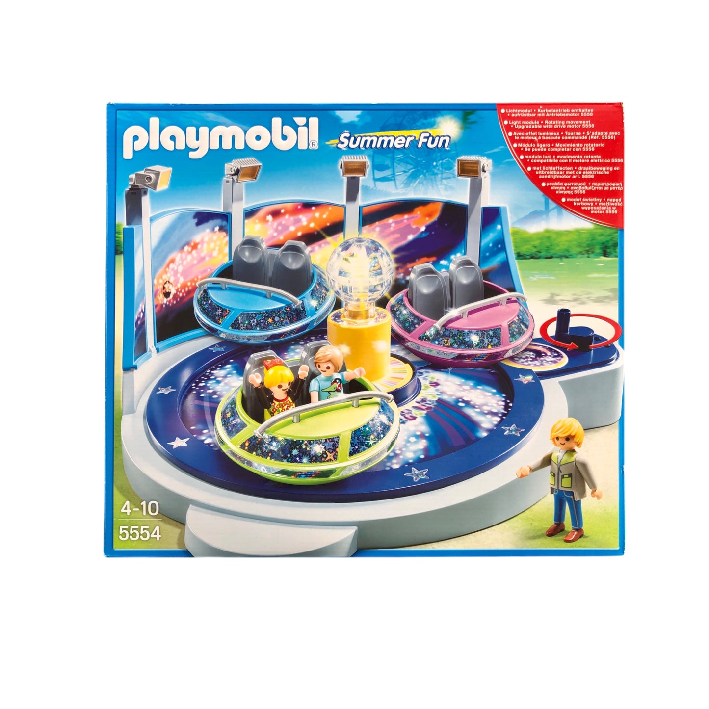 Playmobil ® Summer Fun 5554 Spinning Spaceship Ride with Lights