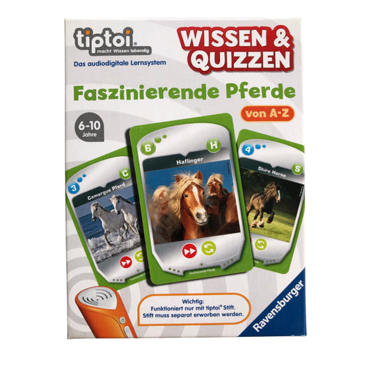 Tiptoi ® Wissen et Quizzen - Faszinierende Pferde von AZ (version allemande)