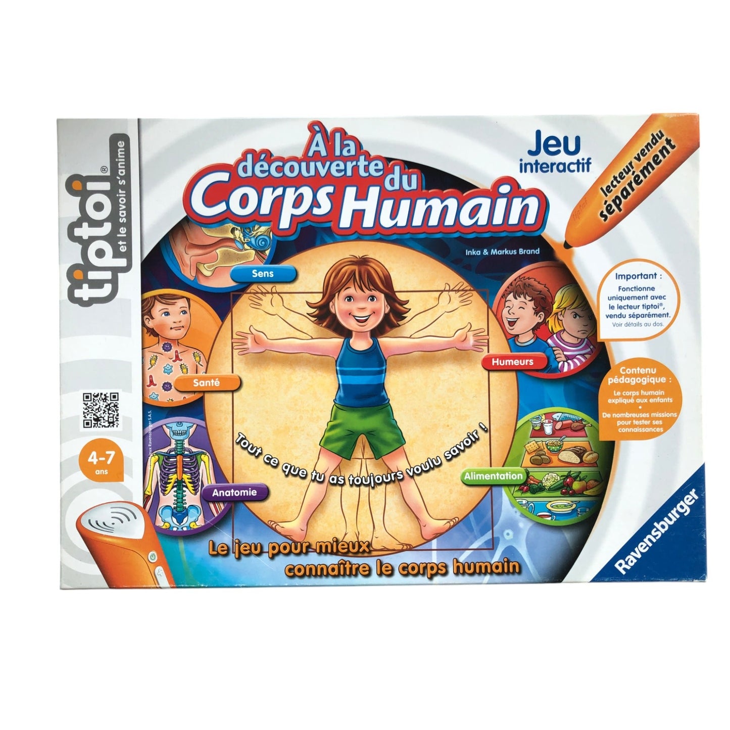 Ravensburger Tiptoi ® - À la découverte du corps humain (version française)