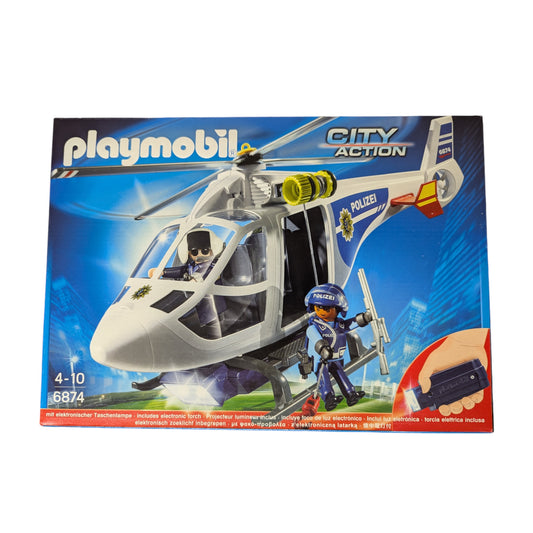 PLAYMOBIL® City Action 6874 Polizeihubschrauber mit LED