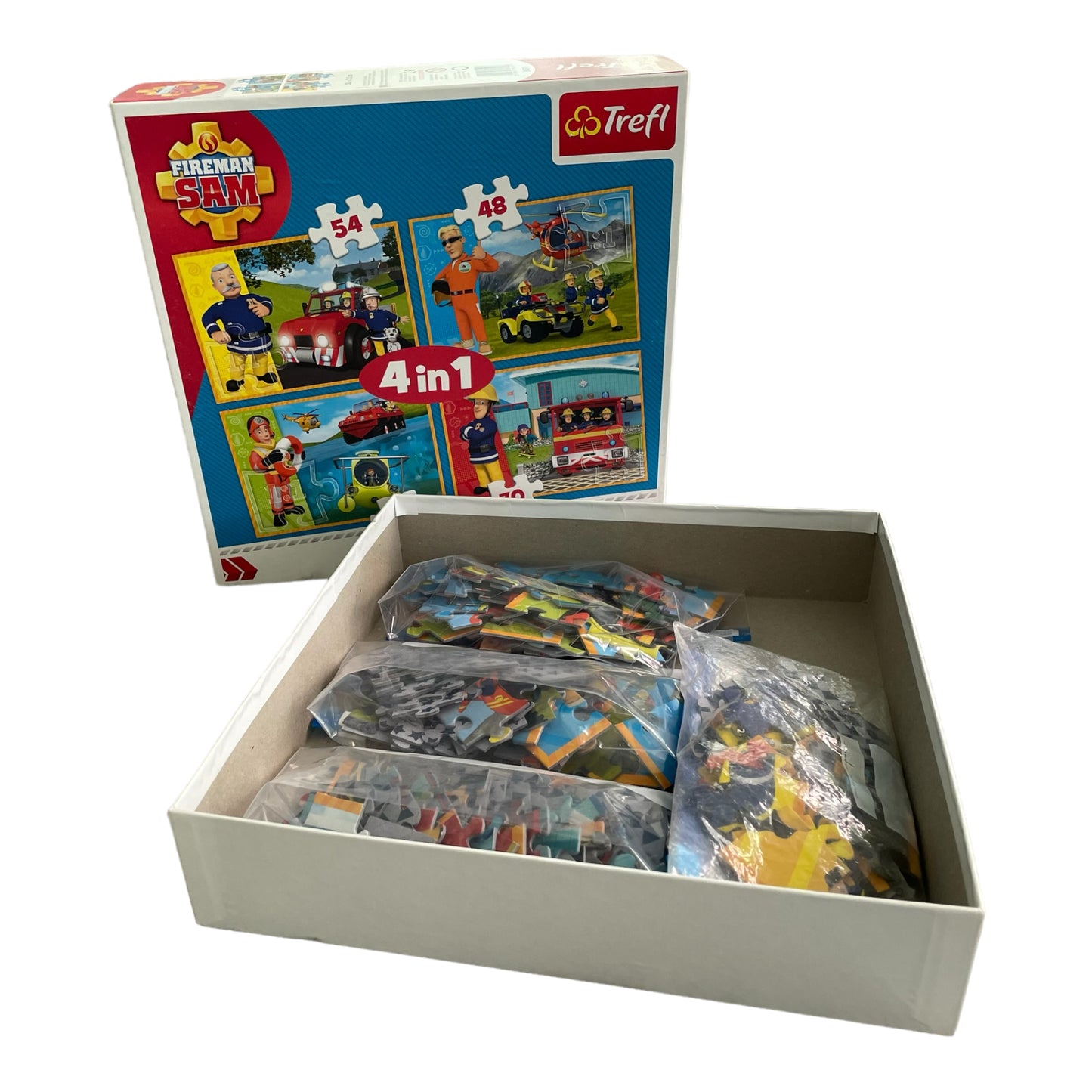 Fireman Sam - 4in1 Puzzle
