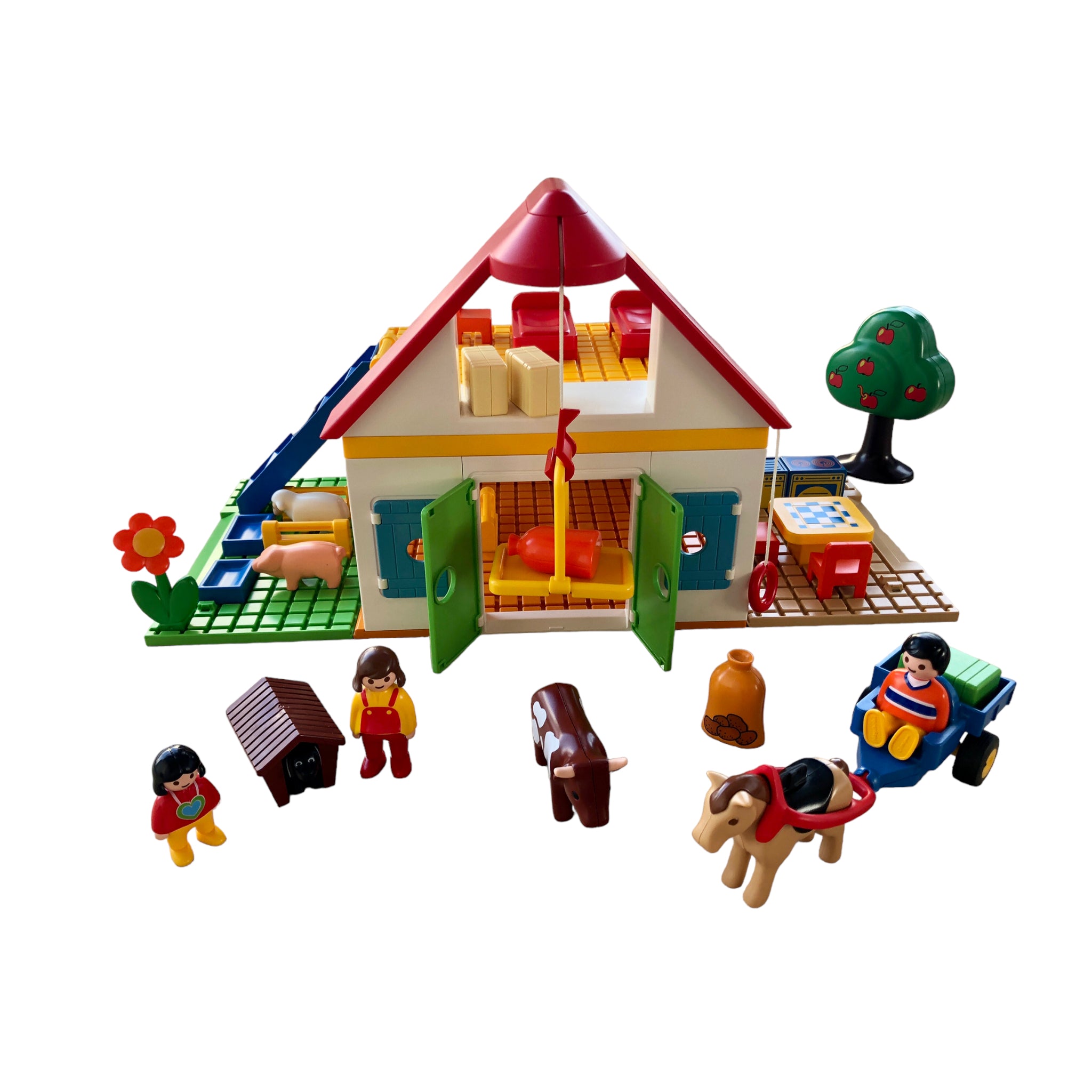 Lot Playmobil 123 La Grande Ferme (réf 6750) - Jouet D'éveil, Complet