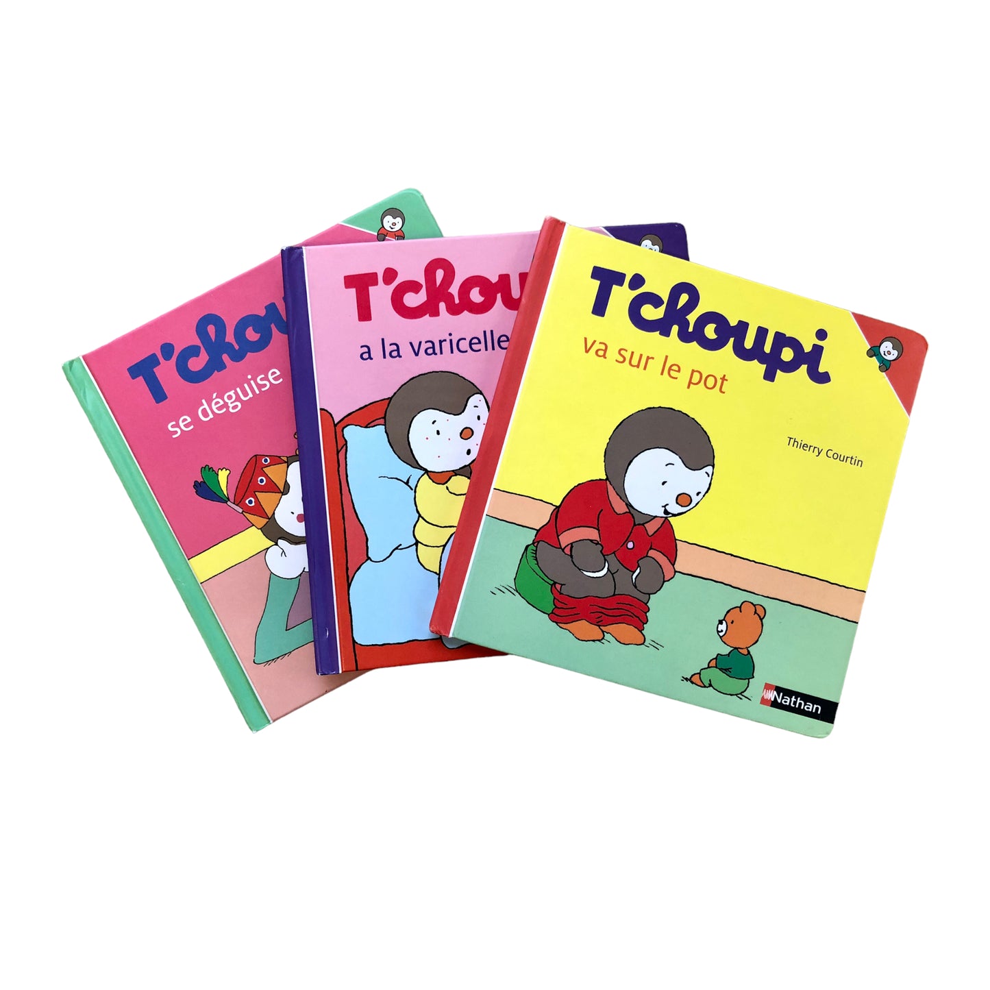 Lot de 3 livres T'choupi - Thierry Courtin