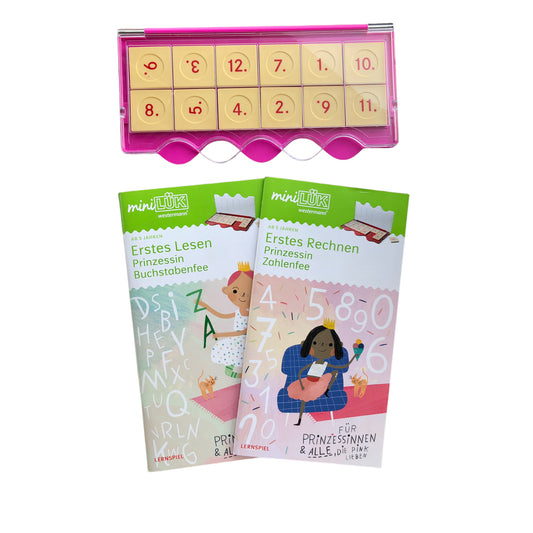 MiniLÜK-Set. Preschool/1st grade - Mathematics: Princess box (German version)
