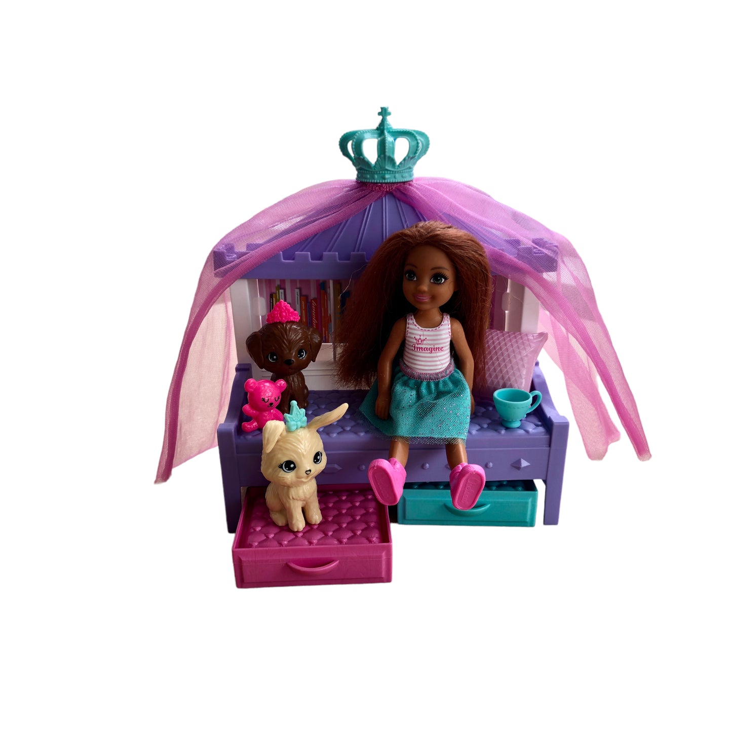 Mattel - Barbie Princess Adventure Chelsea Doll Bedtime Playset