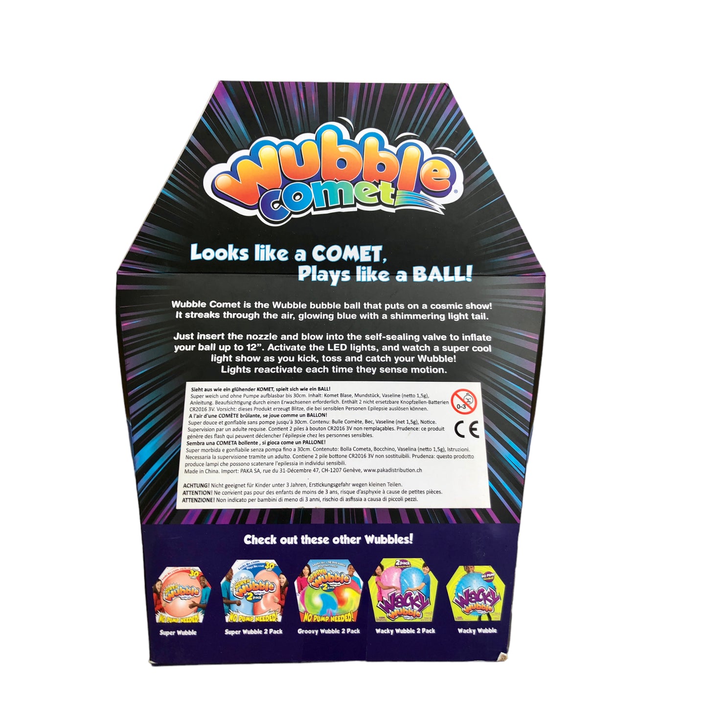 Wubble comet ball