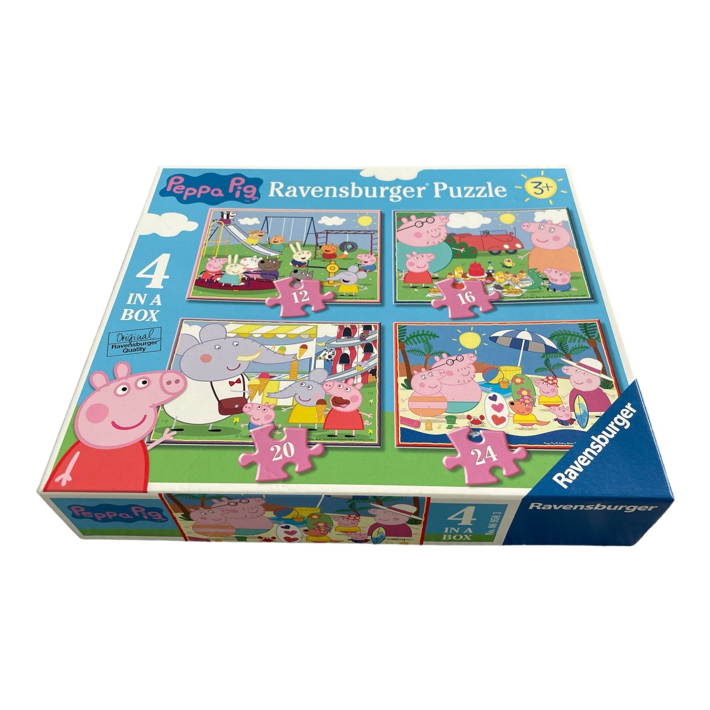 Peppa Pig 4 in a box puzzles (12,16,20,24 pices) - Ravensburger