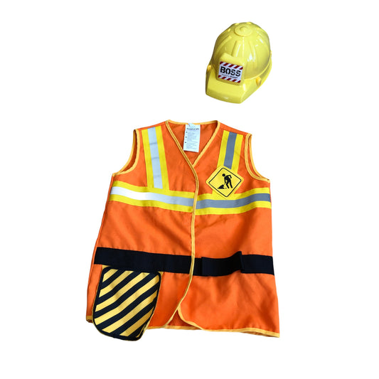 Construction worker costume vest (3/6 years old)