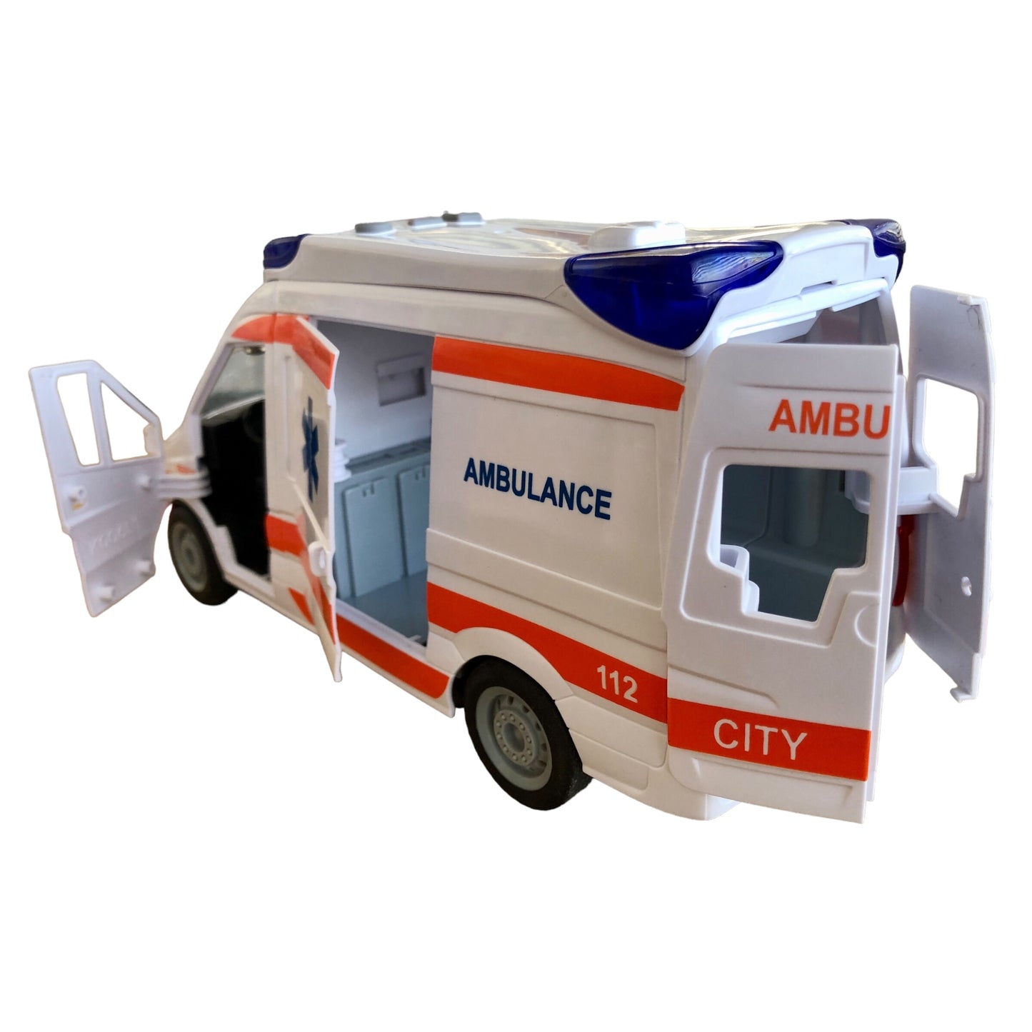 Ambulance with lights and sounds