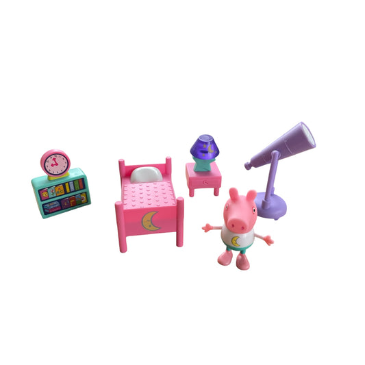 Peppa Pig Little Rooms Goodnight Peppa Playset