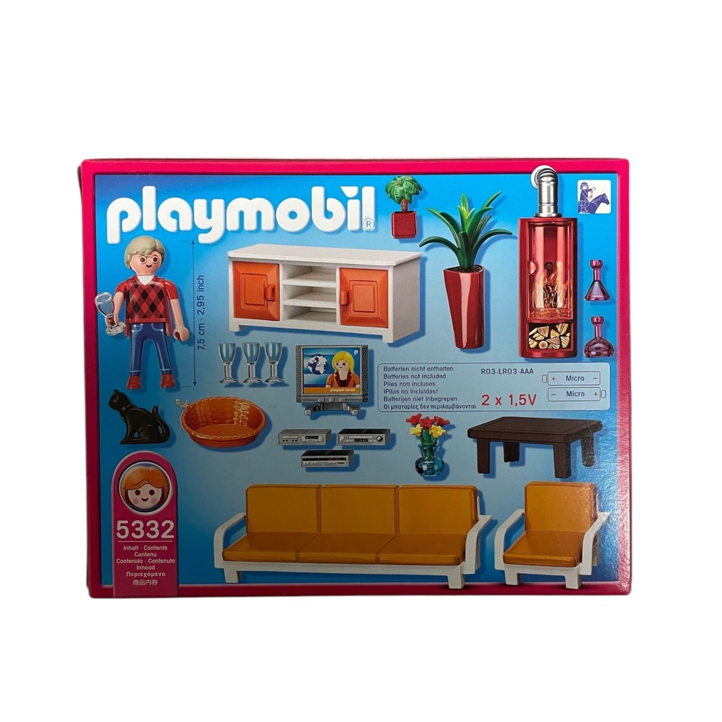 Playmobil ® 5332 Living room with fireplace