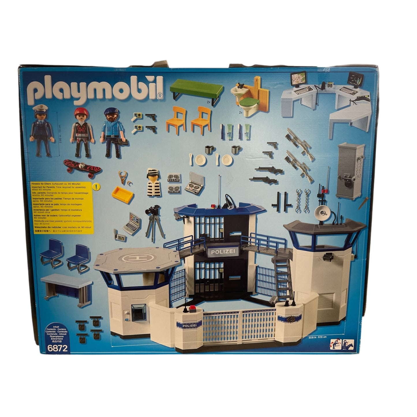 Playmobil ® 6872 Poste de commandement de la police avec prison