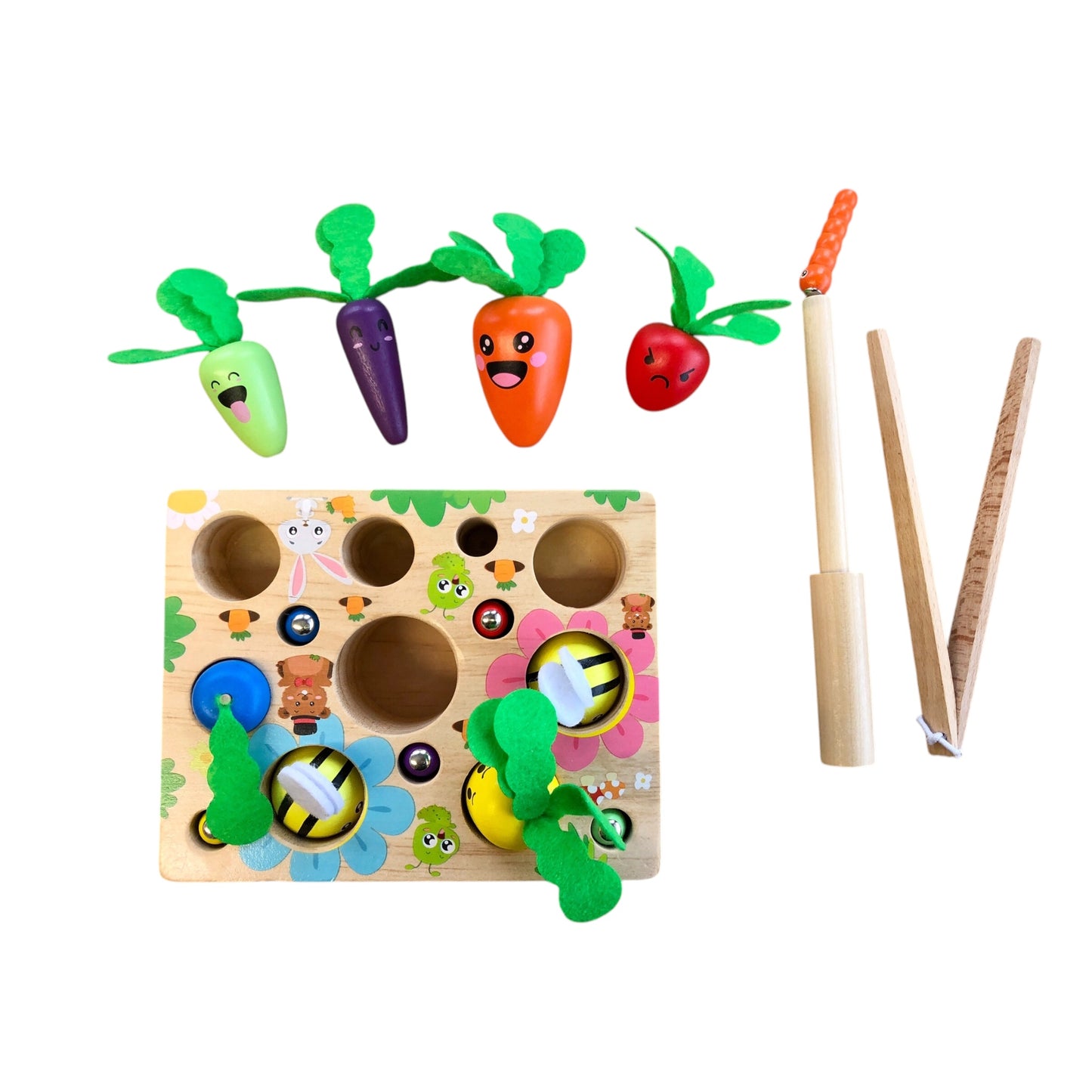 Crazy Radish - Montessori Holzspiel