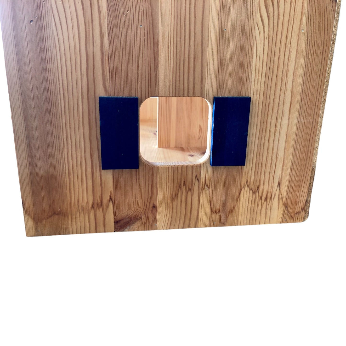 Spielba - Maison en bois au toit bleu avec accessoires
