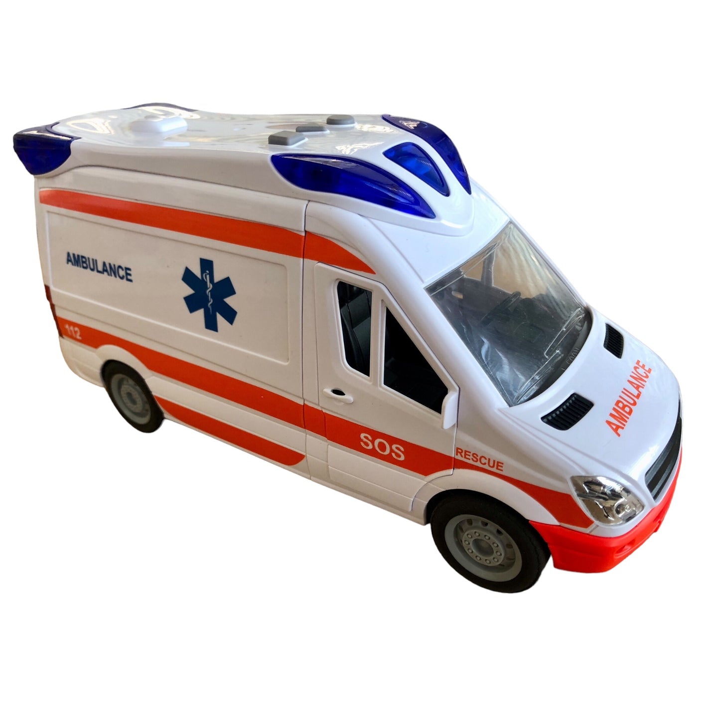 Ambulance with lights and sounds