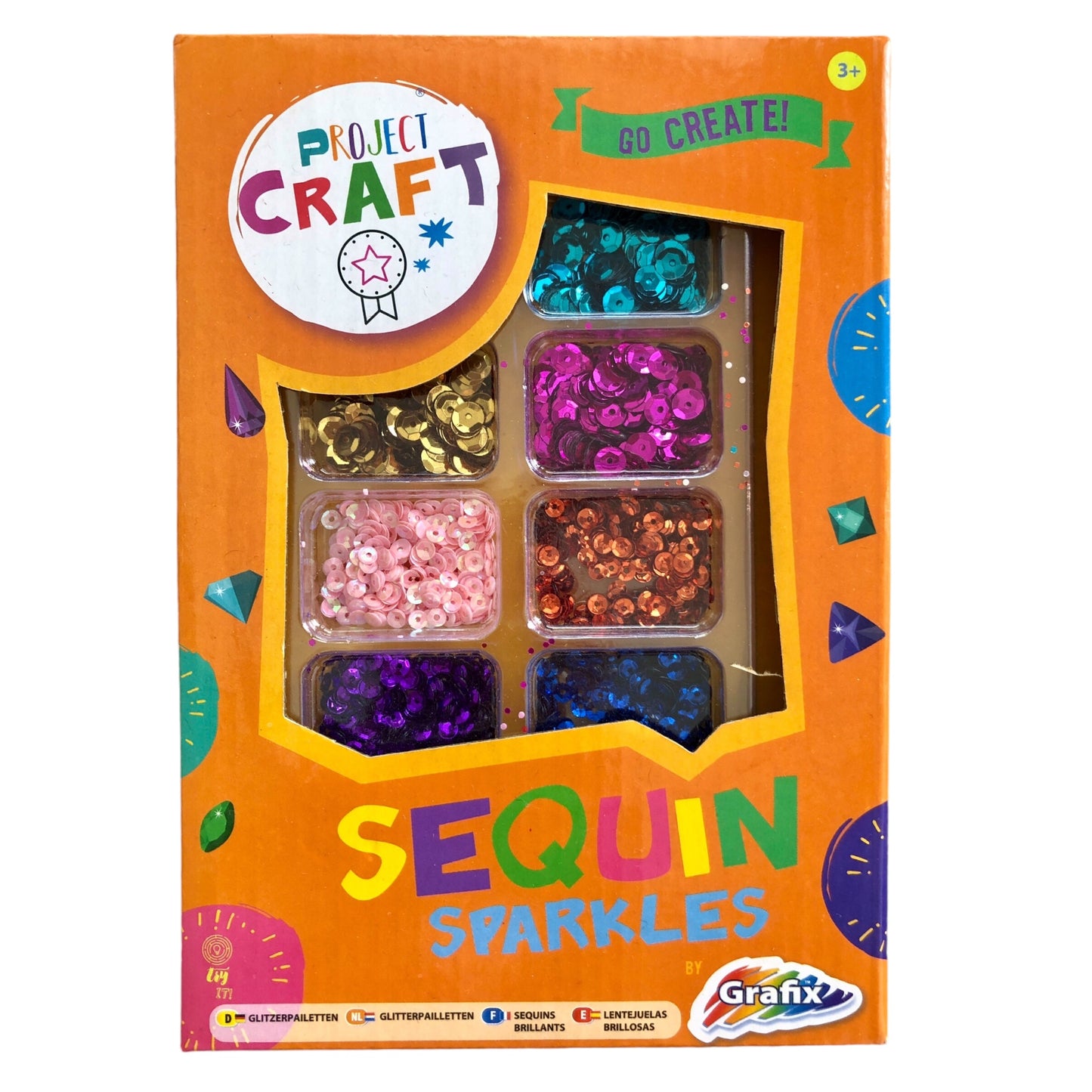 Projet Craft – Allez créer ! Des paillettes scintillantes