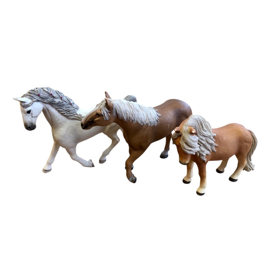 Schleich - 3 Pferde Set