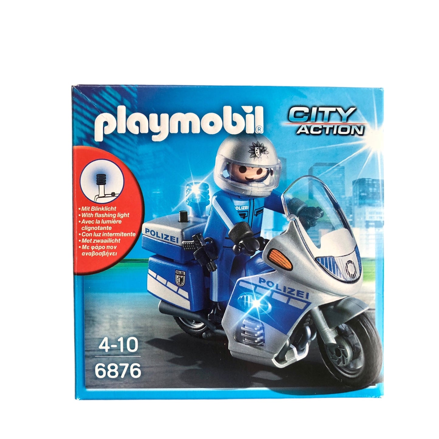 Playmobil® City Action 6876 Patrouille à moto