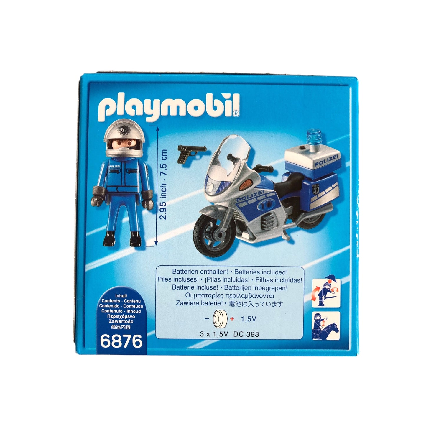 Playmobil® City Action 6876 Patrouille à moto